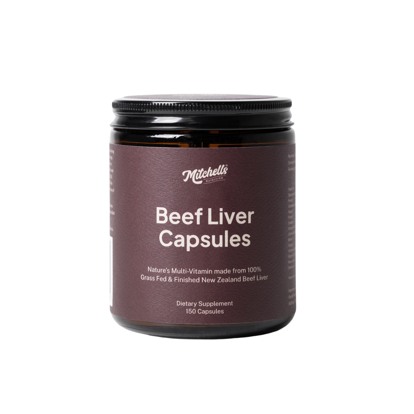 Mitchell's Beef Liver Capsules
