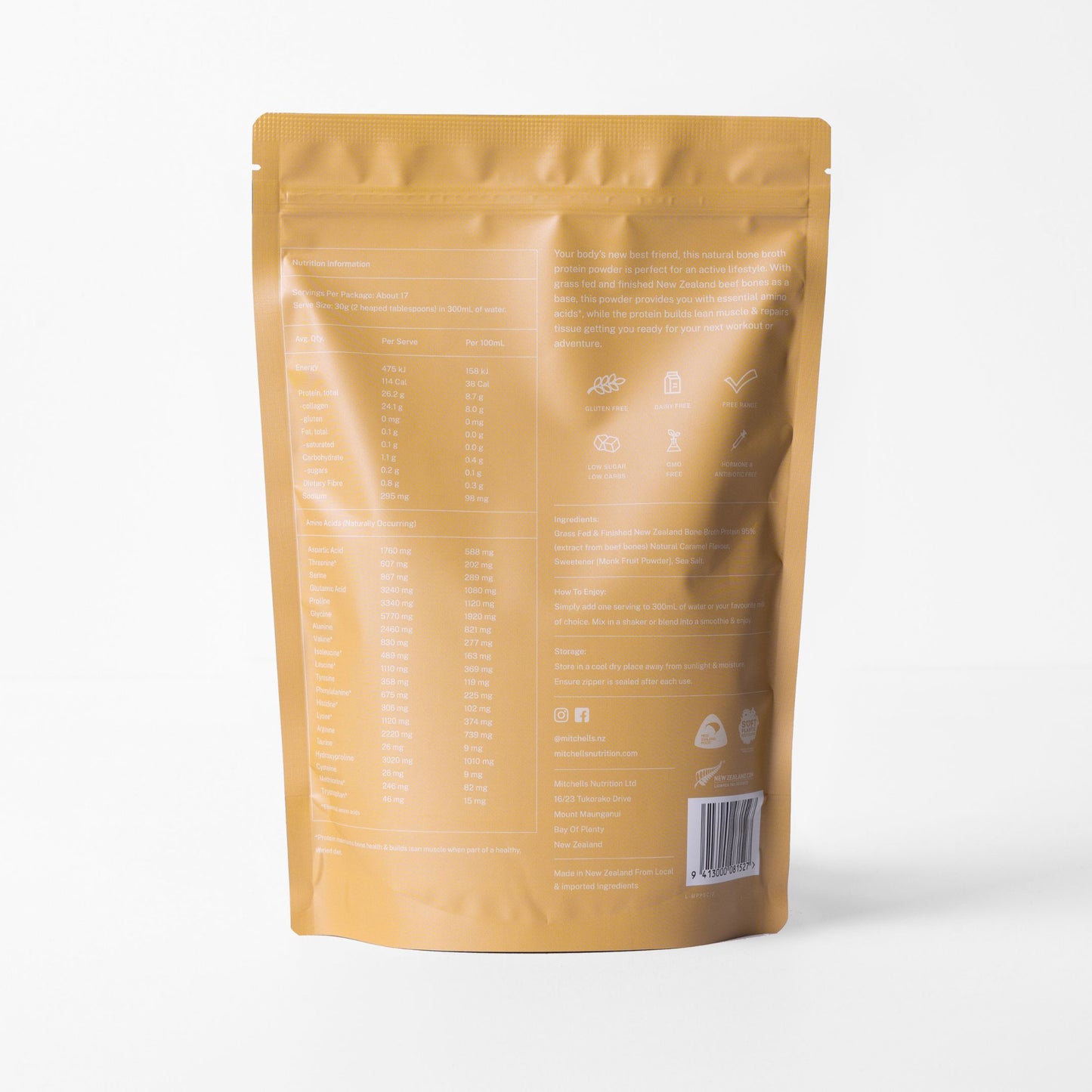 Mitchell's Bone Broth Protein Powder