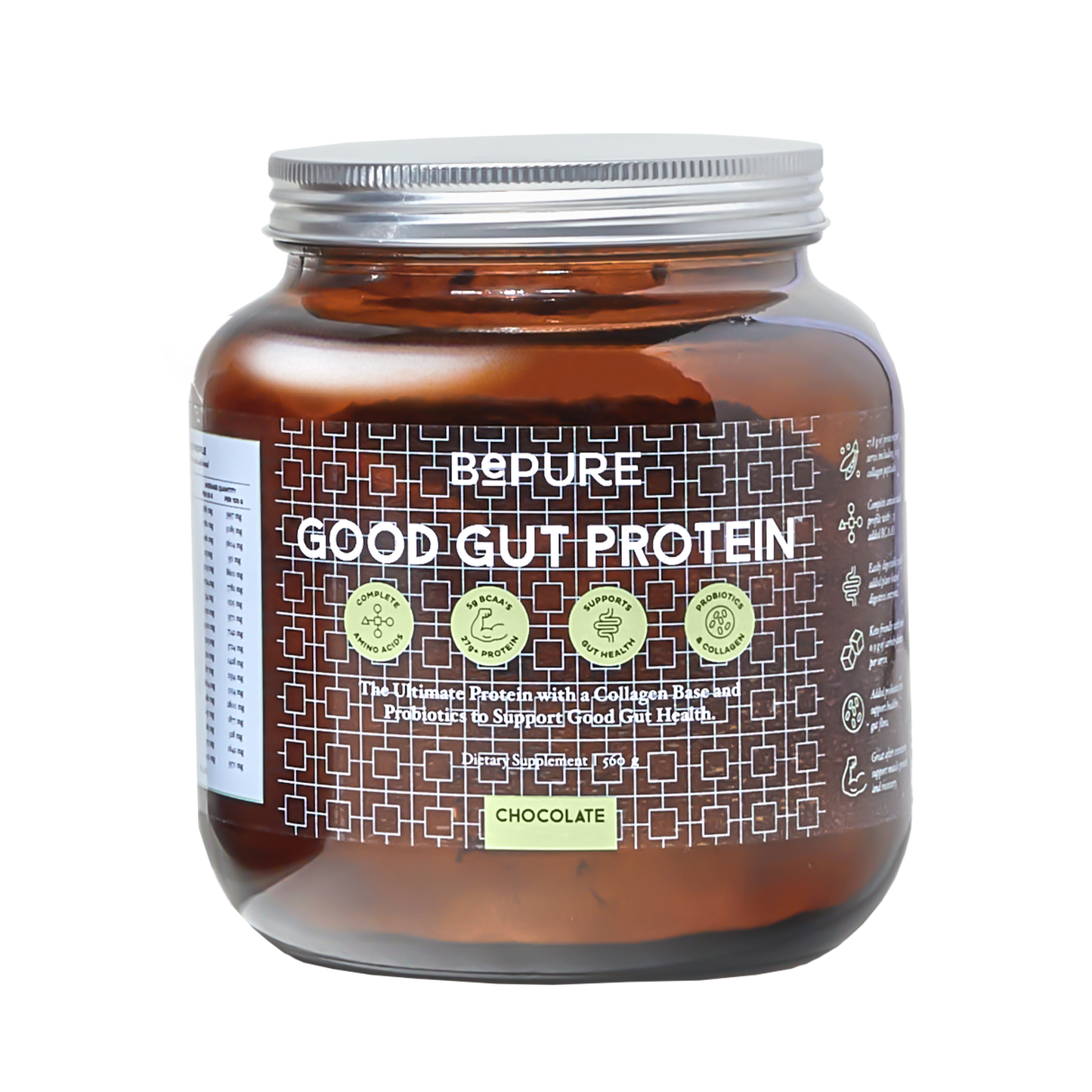 BePure Good Gut Protein Chocolate