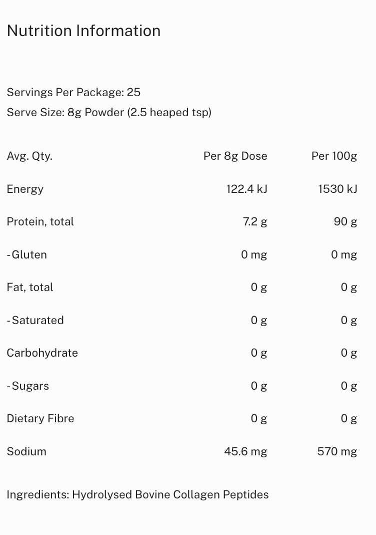 Mitchell's Bovine Collagen Peptides